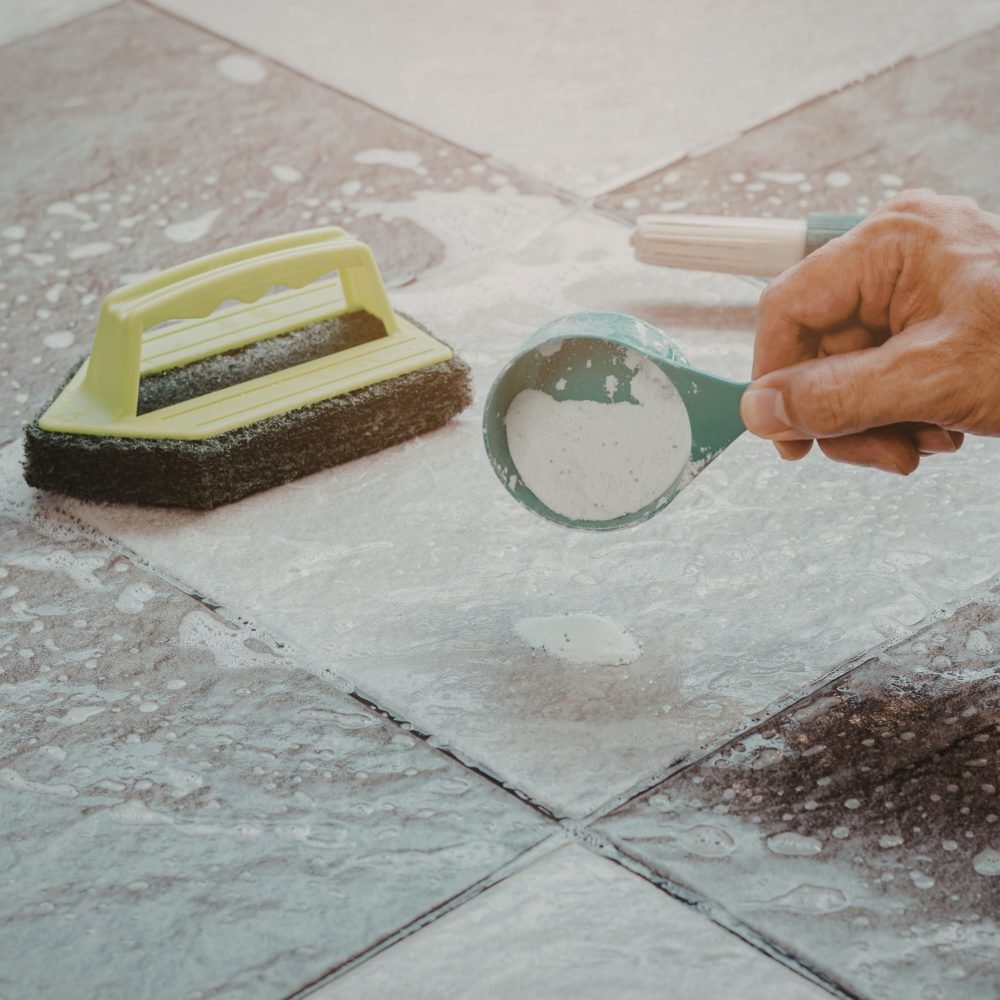 Image 8-Steam Cleaning of Tiled Walls